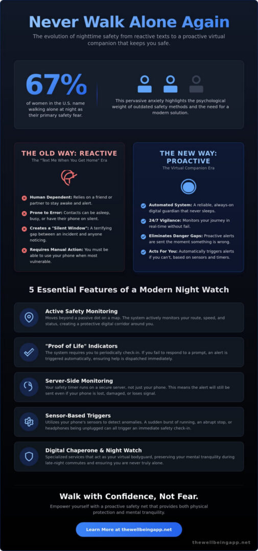 The Best Virtual Companion for Walking at Night: A 2026 Safety Guide