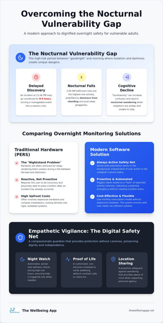 Infographic on overnight safety measures
