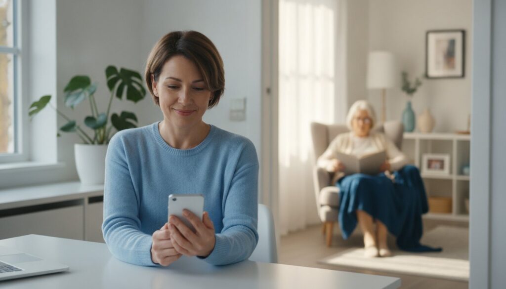 Hero image showcasing the wellbeing app