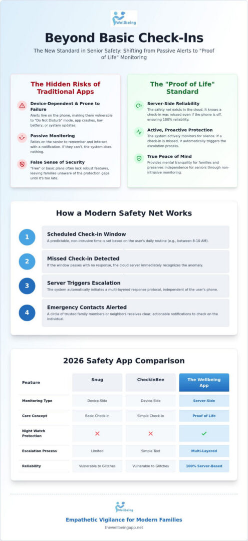 Modern safety app for seniors' peace of mind