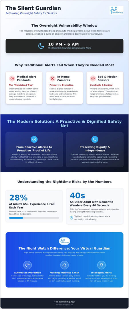 Guide for overnight safety for seniors