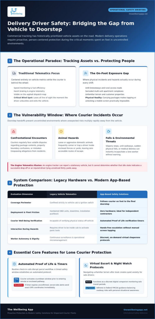 Driver Safety Solutions: 2026 Guide for Couriers & Fleets